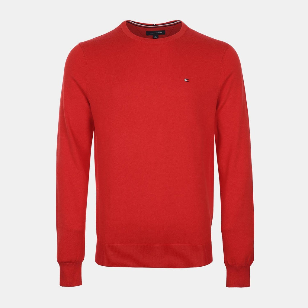 Tommy Hilfiger Men's Essential Crewneck Sweater Red 78D9004 611 T11