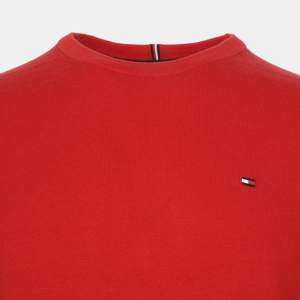 Tommy Hilfiger Men's Essential Crewneck Sweater Red 78D9004 611 T11