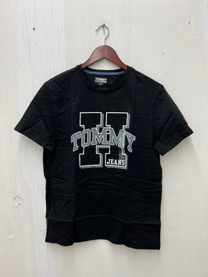 Tommy Hilfiger Mens Tommy Jeans Steel T-Shirt Dark Sable 78J4958 001 - APLAZE
