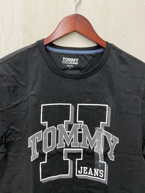 Tommy Hilfiger Mens Tommy Jeans Steel T-Shirt Dark Sable 78J4958 001 - APLAZE