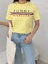 Tommy Hilfiger Mens Brandy Short Sleeve T-Shirt Country Yellow 78J8756 741