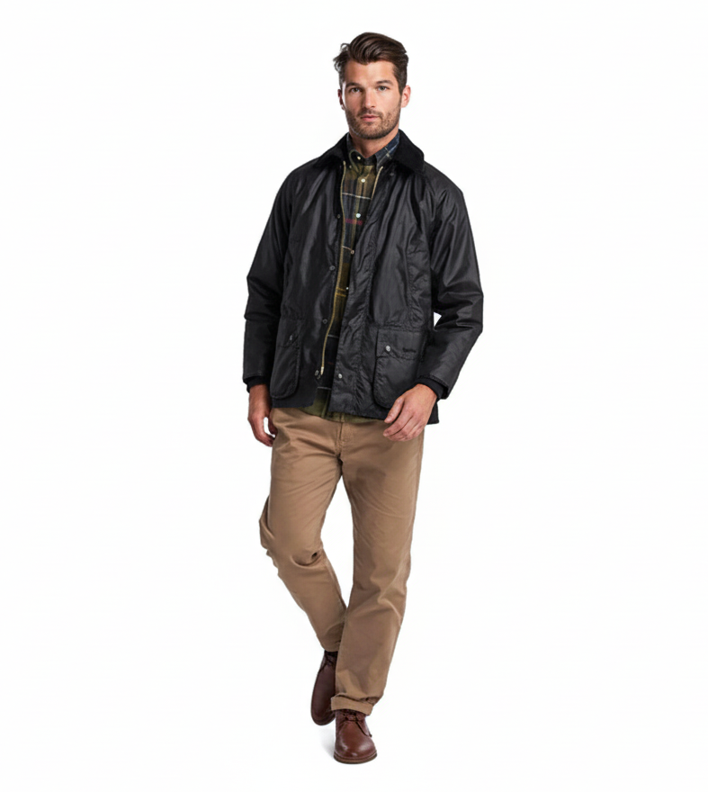 Barbour Men's Bedale Wax Jacket Black MWX0018 BK91