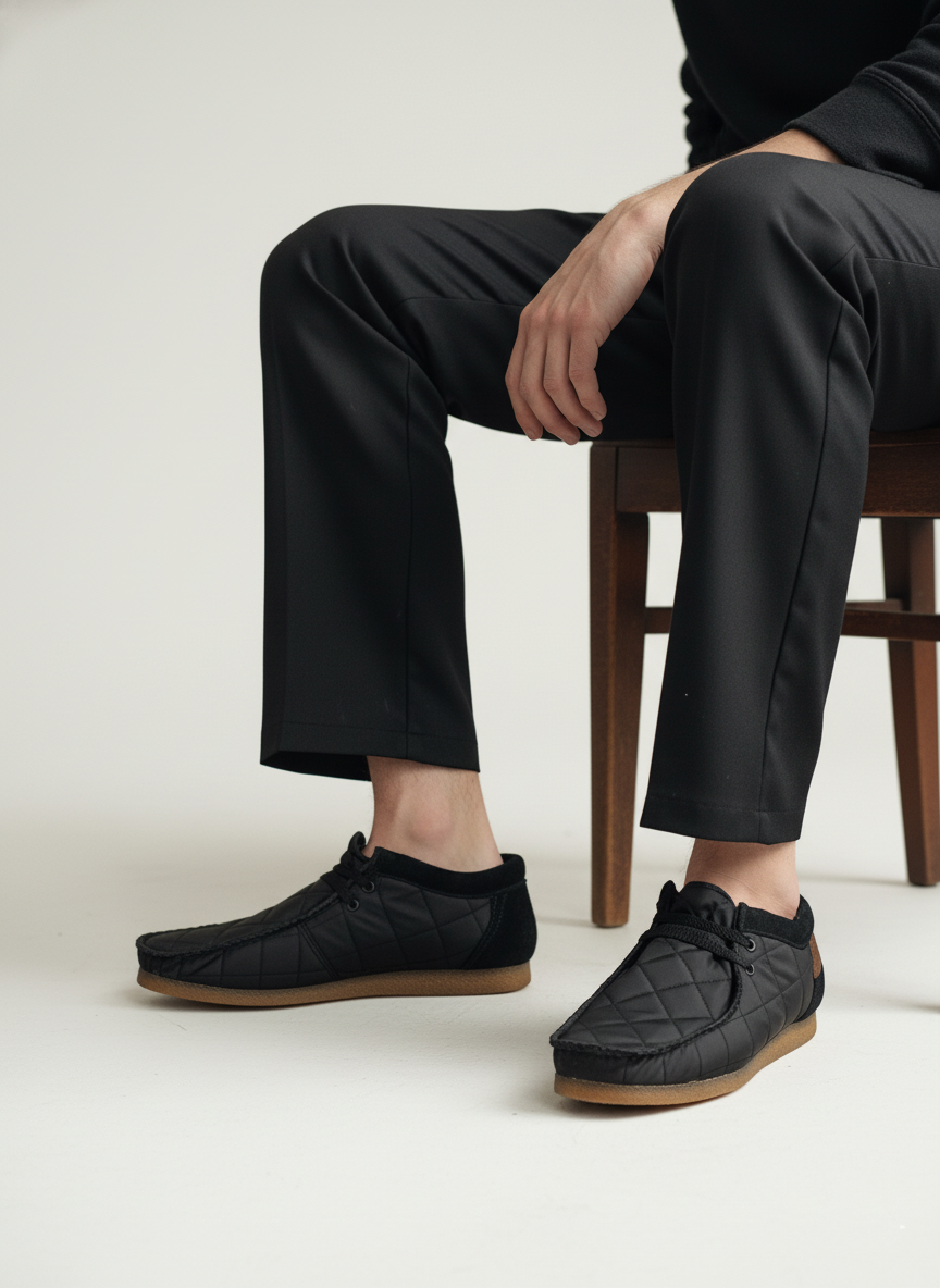 Clarks Men's Shacre II Step Black Textile 26162714