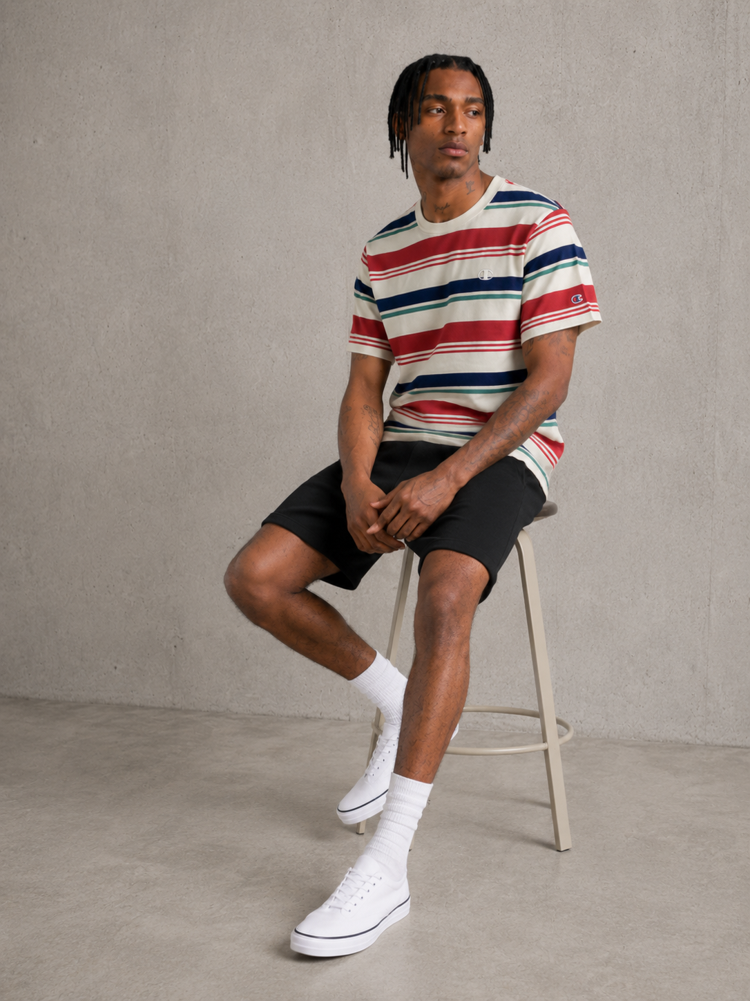 Champion Men's Classic AOP T-Shirt Light Fresh T8754P 407D55 AI8J