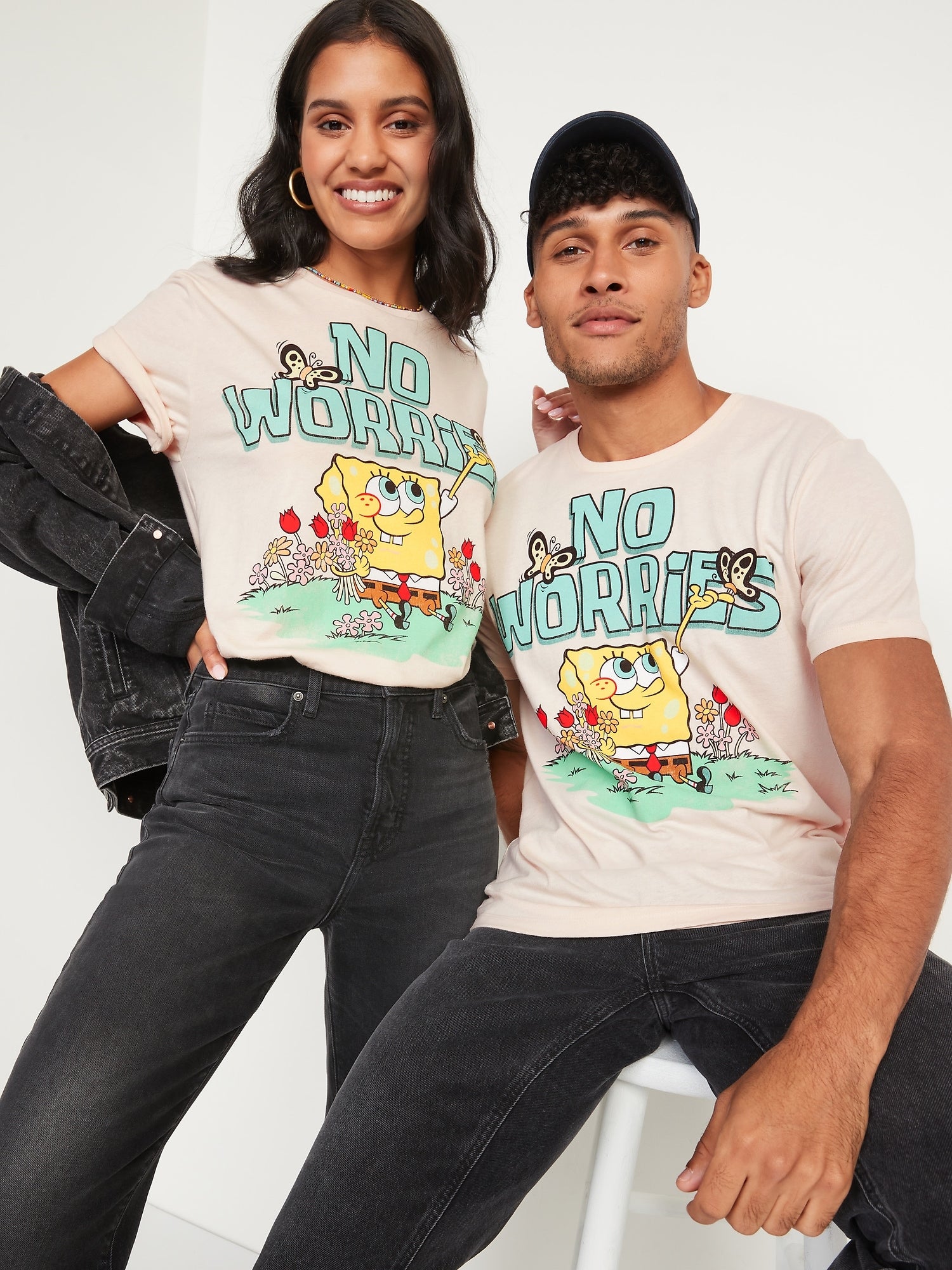 Old Navy Men's SpongeBob SquarePants™ Matching T-Shirt 833257 002 ET2
