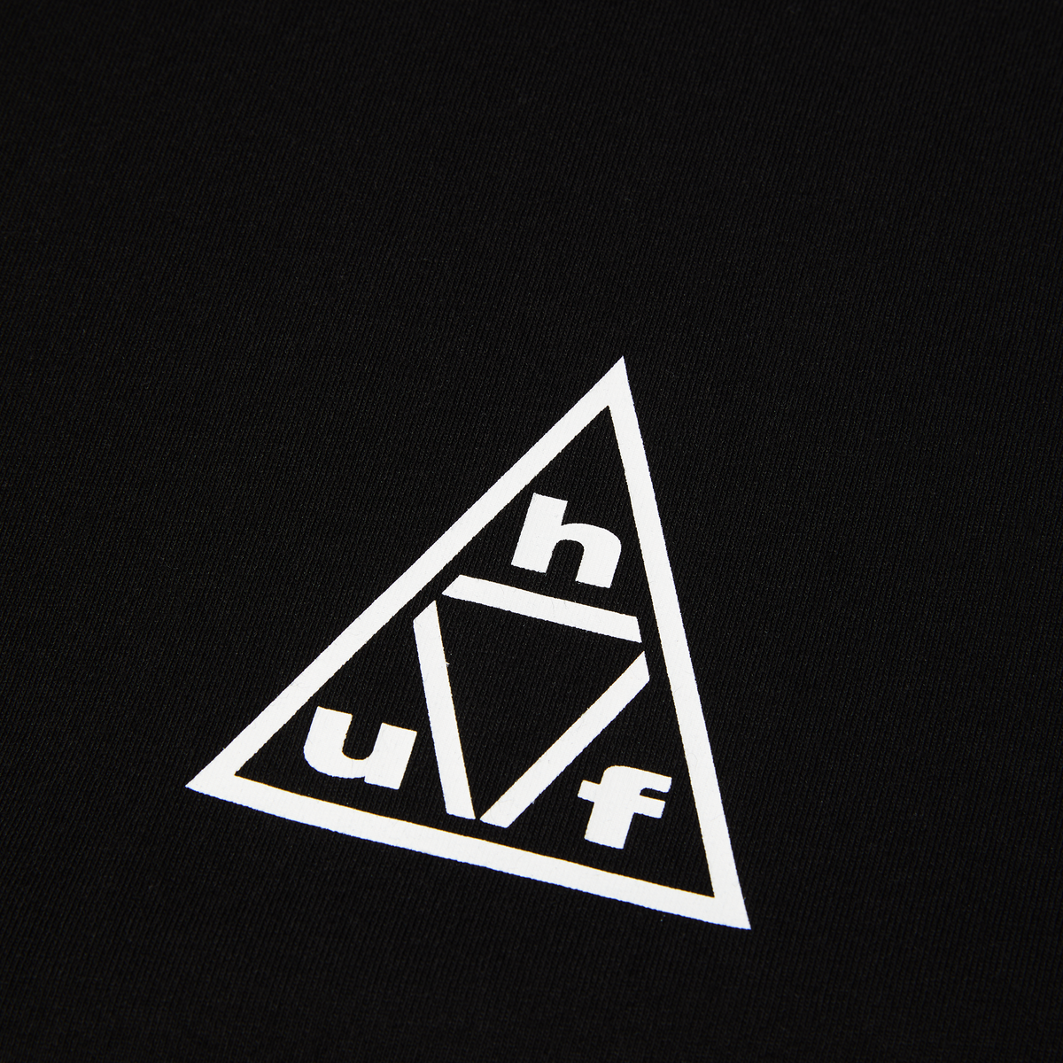HUF Triple Triangle T-Shirt Black/White TS02759