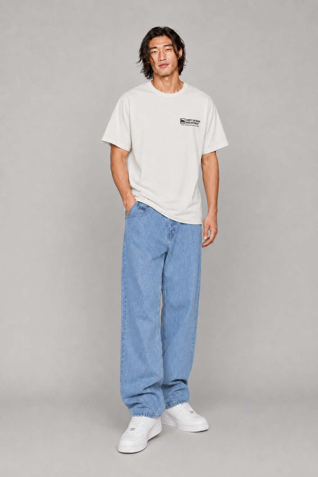 OBEY OBEY Devices Pigment Vintage White 167924326 VWH