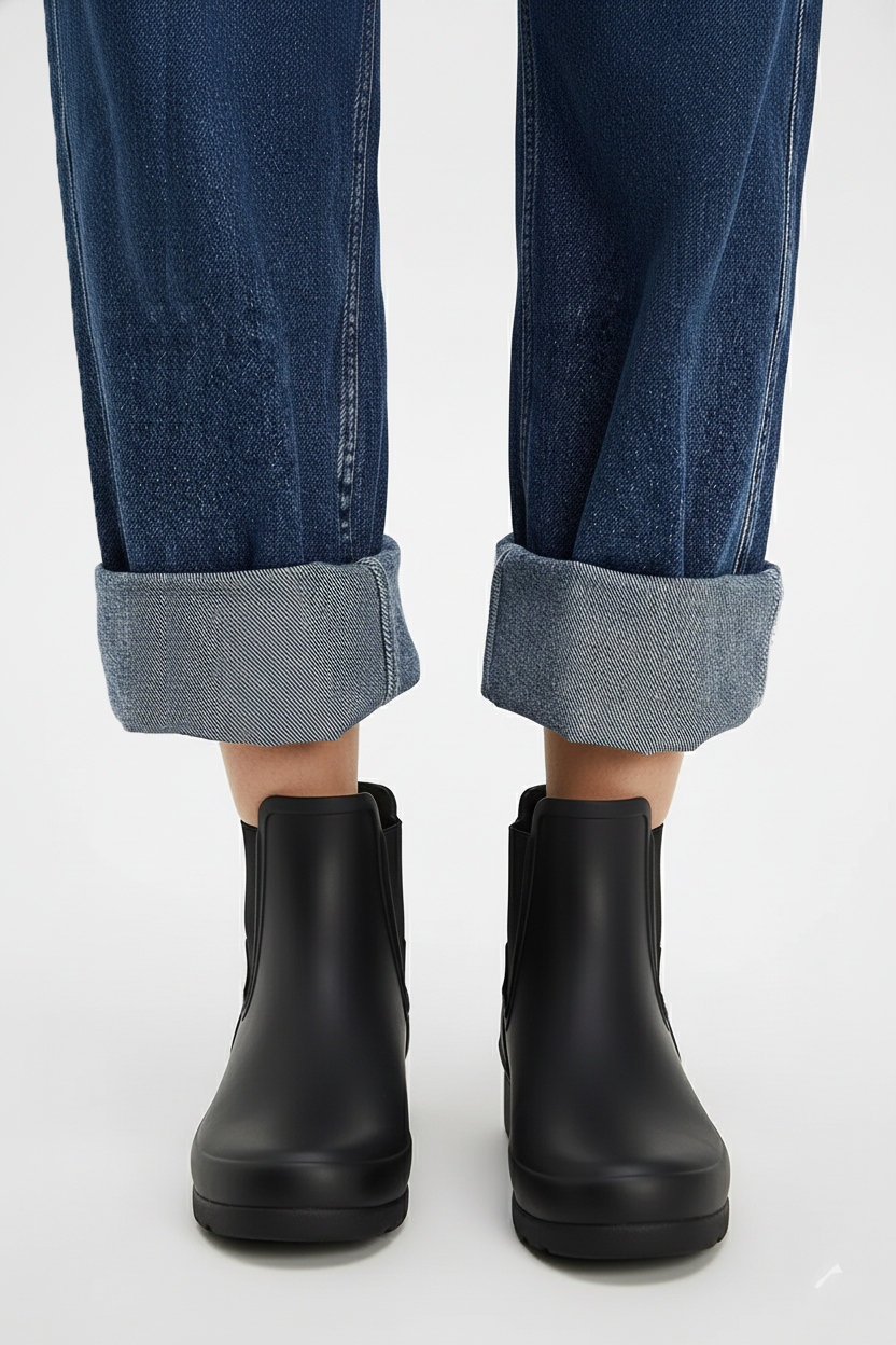 Hunter Women's Refined Slim Fit Chelsea Boots Black WFS2201RMA BLK