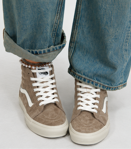 Vans Sk8-Hi Suede Shoe Warm Taupe VN000D8WE2V