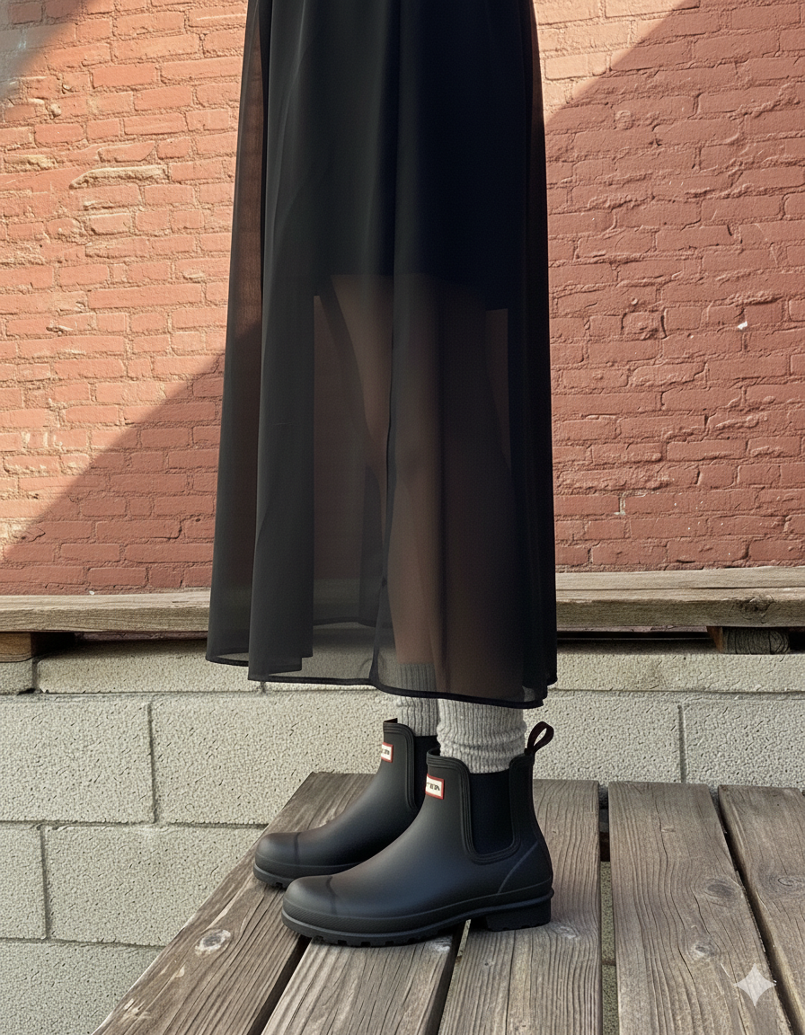 Hunter Women's Original Chelsea Boots Black WFS2078RMA BLK