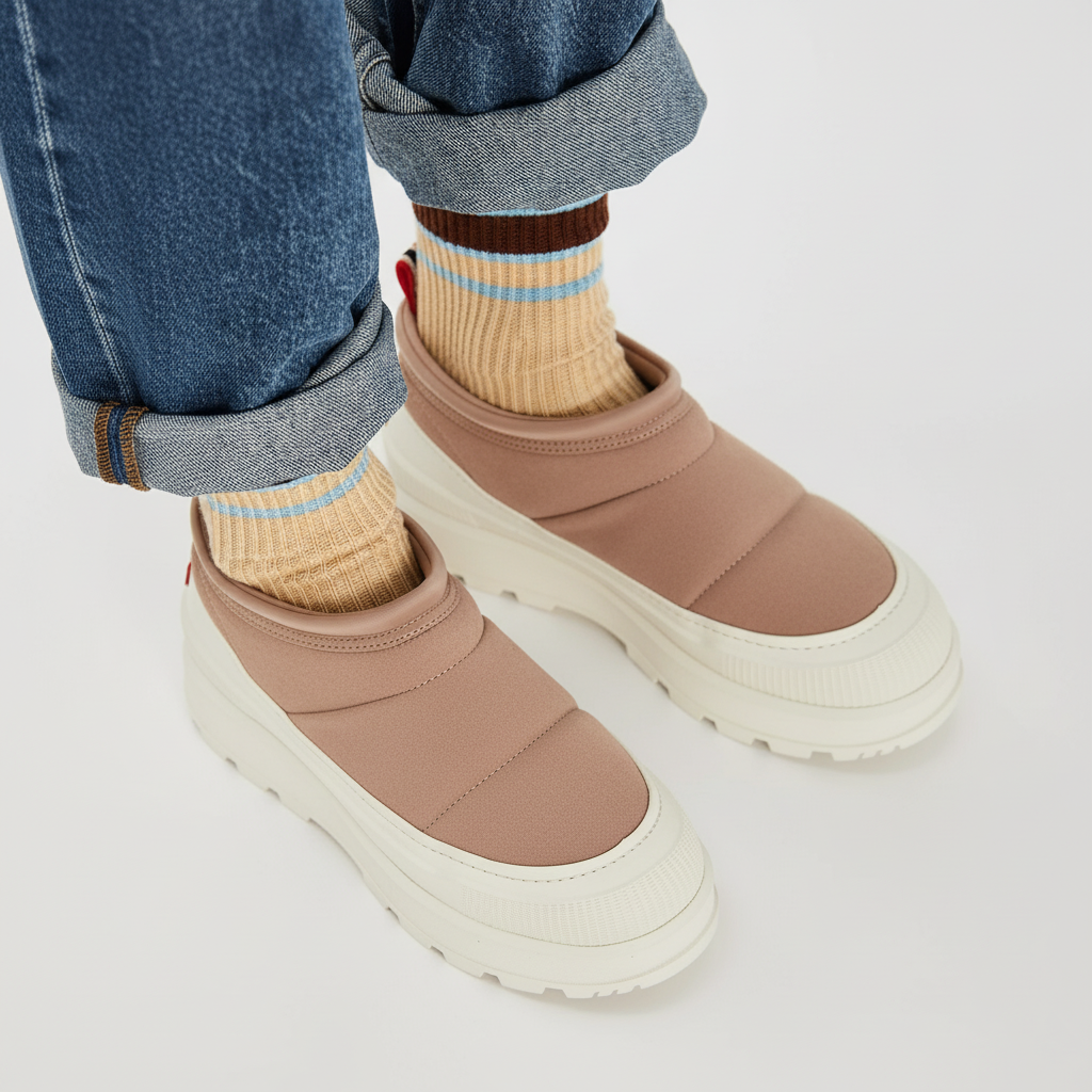 Hunter Women's Askern Waterproof Slip-on Shoes Medium Brown HWASKERN 210