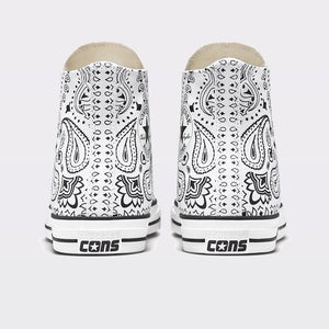 Converse Sammy Baca x Chuck Taylor All Star Pro Bandana Print White/Black/White A02085C - APLAZE