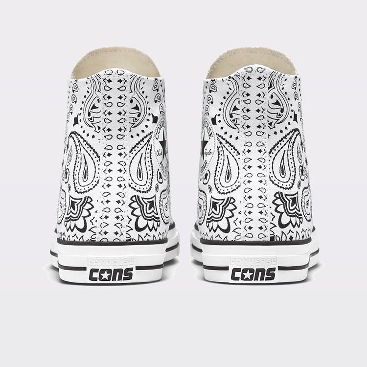 Converse Sammy Baca x Chuck Taylor All Star Pro Bandana Print White/Black/White A02085C - APLAZE