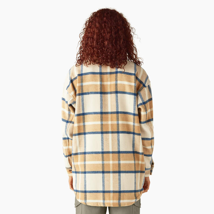 Dickies Women’s Oversized Shirt Jacket Maple A85WN0MA