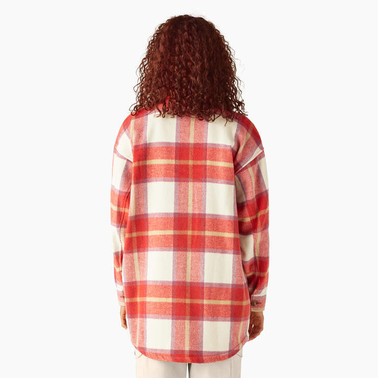 Dickies Women’s Oversized Shirt Jacket Red Ochre A85WNJ57