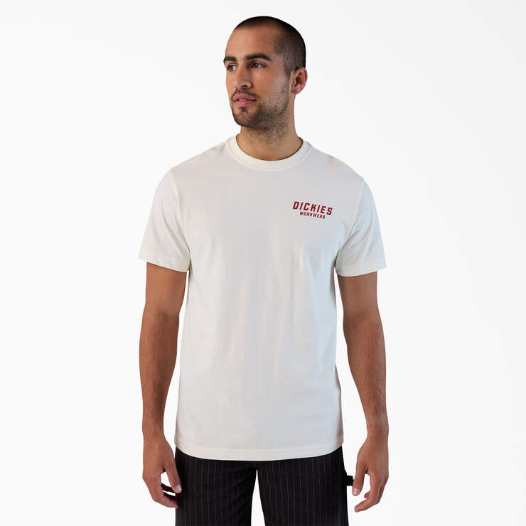 Dickies Mens Eagle Graphic T-Shirt Natural A862C0NT