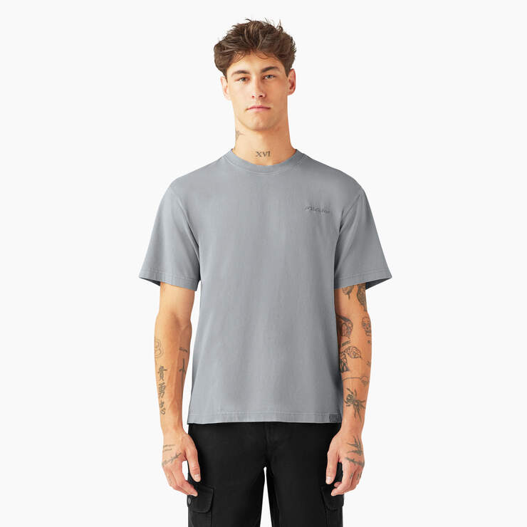 Dickies Mens Plentywood Short Sleeve T-Shirt Ultimate Gray A866BD06