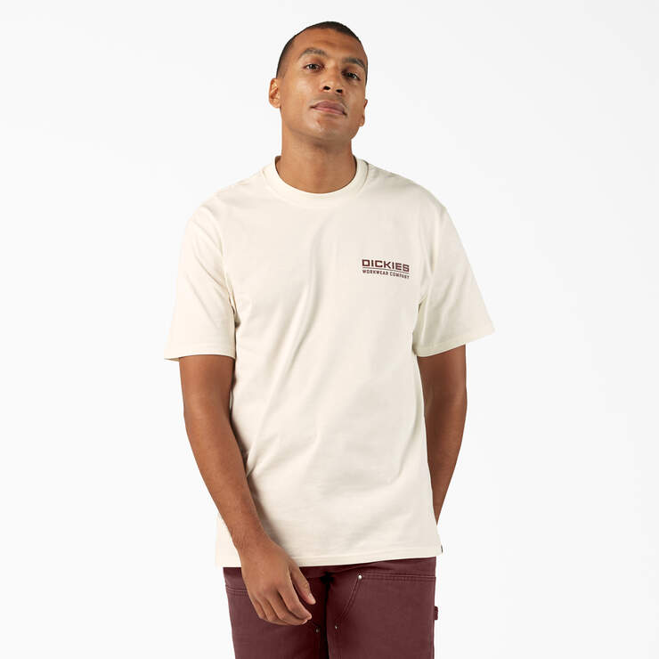 Dickies Bolivar Graphic T-Shirt Egret A87QKC48