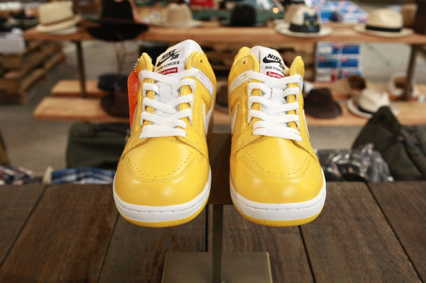 Nike Air Force Yellow Nike SB Air Force Low Supreme Yellow AA0871 717