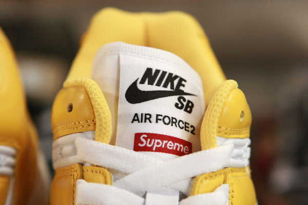 Nike SB Air Force 2 Low Supreme Yellow Men's - AA0871-717 - US