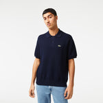 Lacoste Men’s Organic Cotton Polo Neck Sweater Navy Blue AH7642 51 423