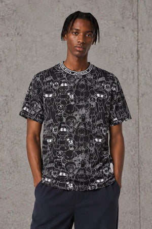 AI model photo - JOYRICH TOY BOX T-SHIRT / BLACK 15-473-00702-BLK