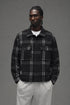AI model photo - OBEY Entrada Shirt Jacket Black multi 121160063 BKM