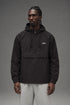 AI model photo - OBEY Recess II Anorak Black 121800420