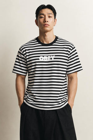 AI model photo - OBEY Joy Tee SS Black Multi 131080273