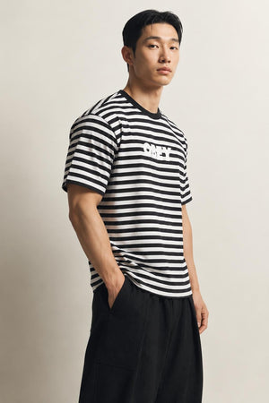AI model photo - OBEY Joy Tee SS Black Multi 131080273