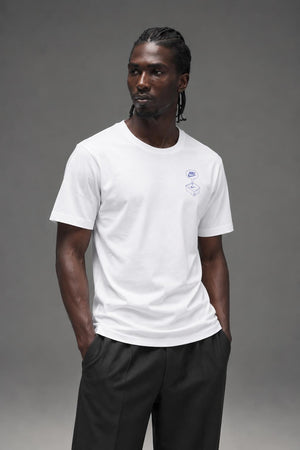 AI model photo - Nike Men's Sportswear Footwear T-Shirts White CT6868 100 N11
