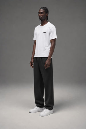 AI model photo - OBEY Flower Organic T-Shirt White 163002387