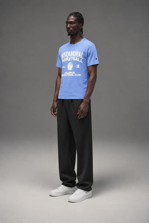 AI model photo - Champion Classic Graphic T-Shirt, Intramural Basketball Plaster Blue GT23H 586Q8B R8Y