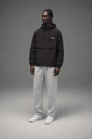AI model photo - OBEY Recess II Anorak Black 121800420