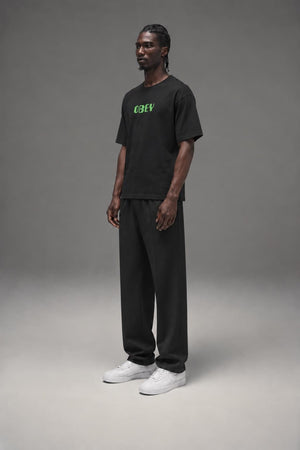 AI model photo - OBEY Mens OBEY Grafx T-Shirt Off Black 166913151