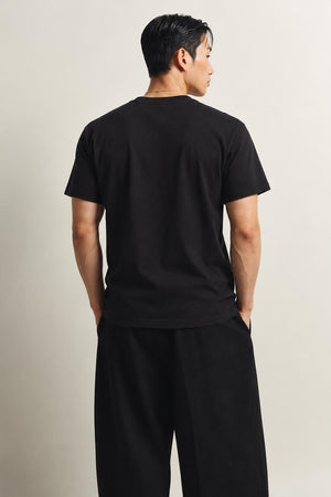 AI model photo - OBEY Burn Baby Burn Sustainable T-Shirt Black 267291976