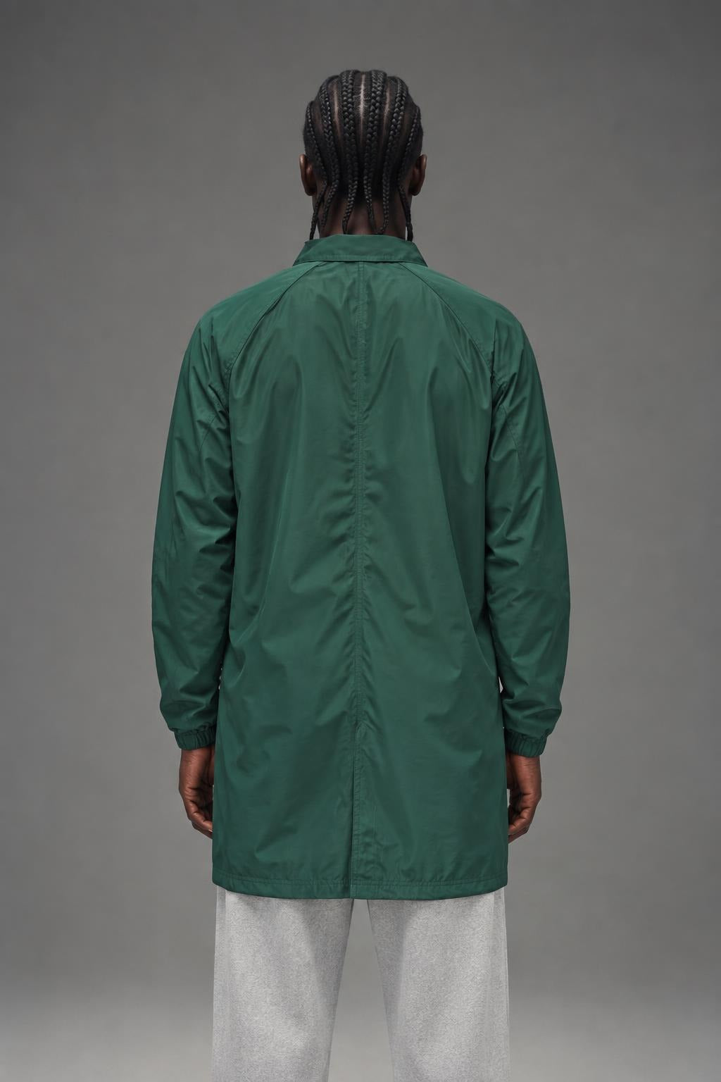 AI model photo - Undefeated 3Rd Quarter Jacket Green 515132