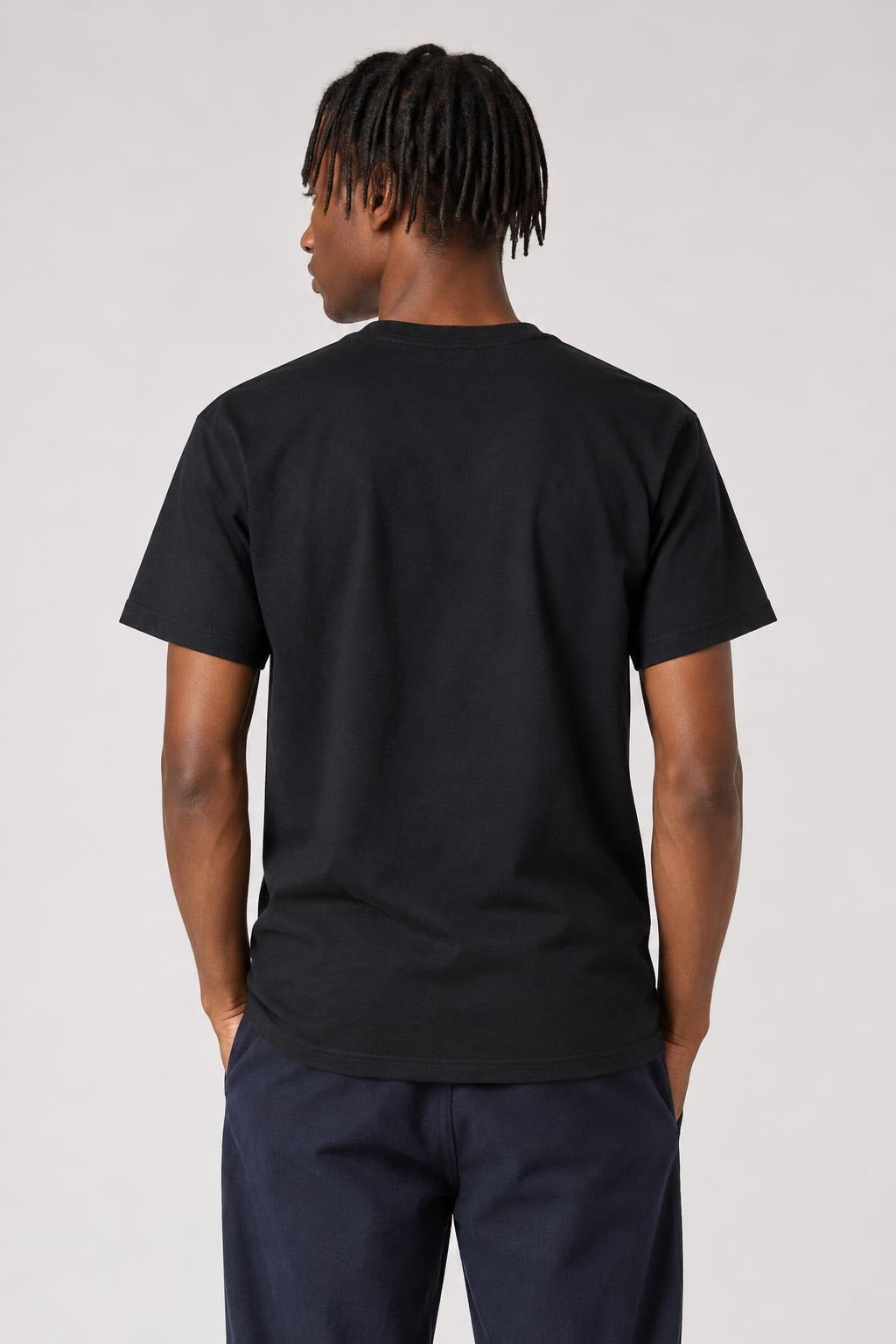 AI model photo - Ben Davis Funky Monkey T-Shirt Black 9051