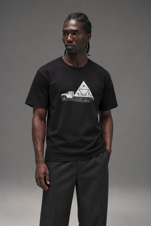 AI model photo - HUF High Clearance T-Shirt Black TS02409 BLK