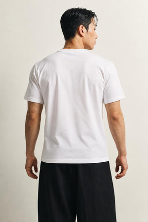 AI model photo - OBEY Burn Baby Burn Sustainable T-Shirt White 267291976