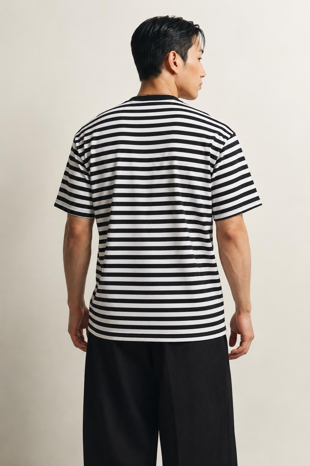 AI model photo - OBEY Joy Tee SS Black Multi 131080273
