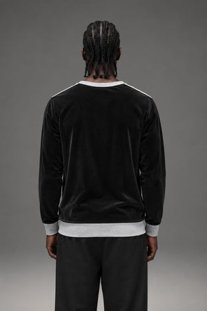 AI model photo - Post Game Brooklyn Full Sub Crew Tee PG2006 Black