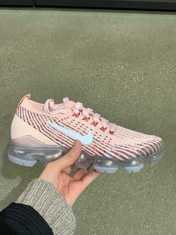 Nike Women s Air Vapormax Flyknit 3 Sunset Tint White Blue Force Gym R