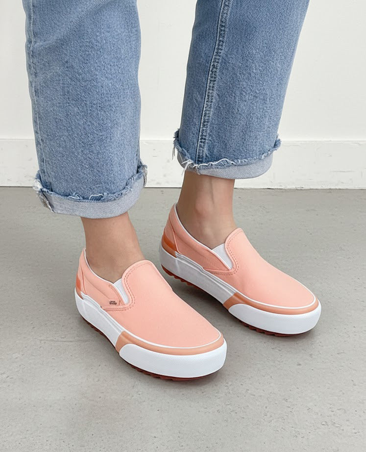 Vans UA Classic Slip-On Stacked Pastel Peach VN0A4TZV46M