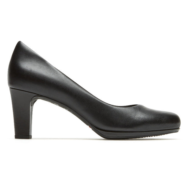 Rockport Women's Total Motion Leah Pump Black Leather CH2350