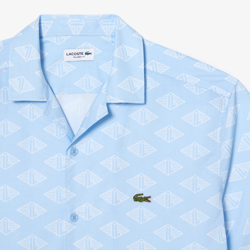 Lacoste Men's Short Sleeve Monogram Shirt