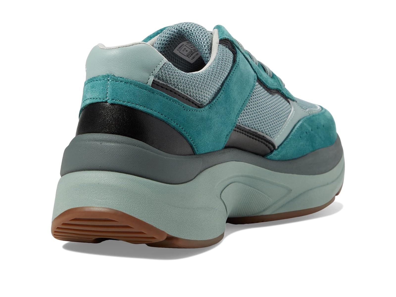 Rockport Women's Prowalker Eco Sneaker Verdigris Suede/Textile Eco CI9965