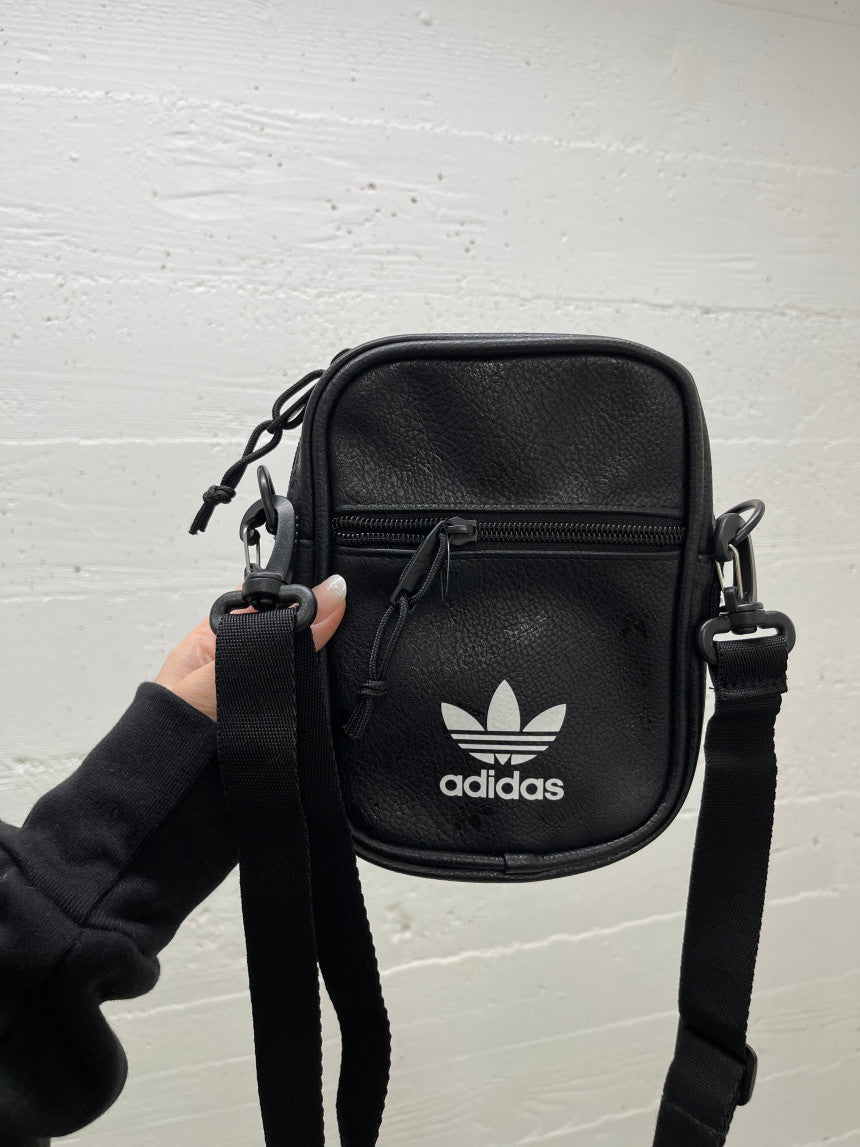 Adidas Unisex Original PU Festival Crossbody Bag Black CL2965 D2