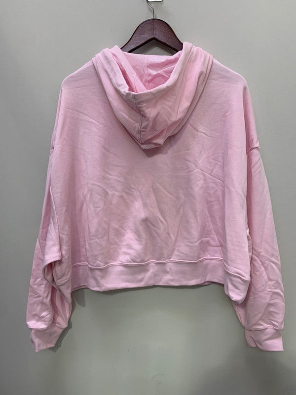 Nike Women's NSW Icon Clash Fleece Hoodie Pink CU5108 663 N3