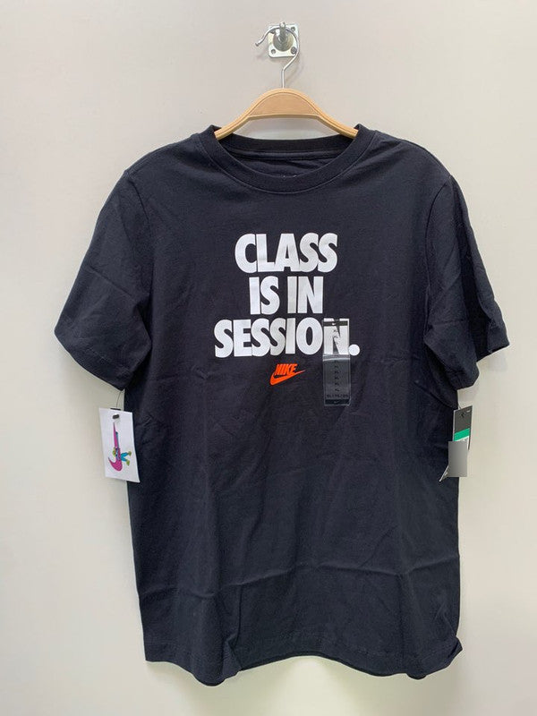 Nike Boy's Class Is In Session T-Shirt Black CZ1816 010 N8